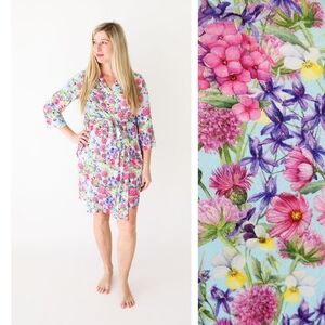 Posh Peanut Floral Robe - Multicolor